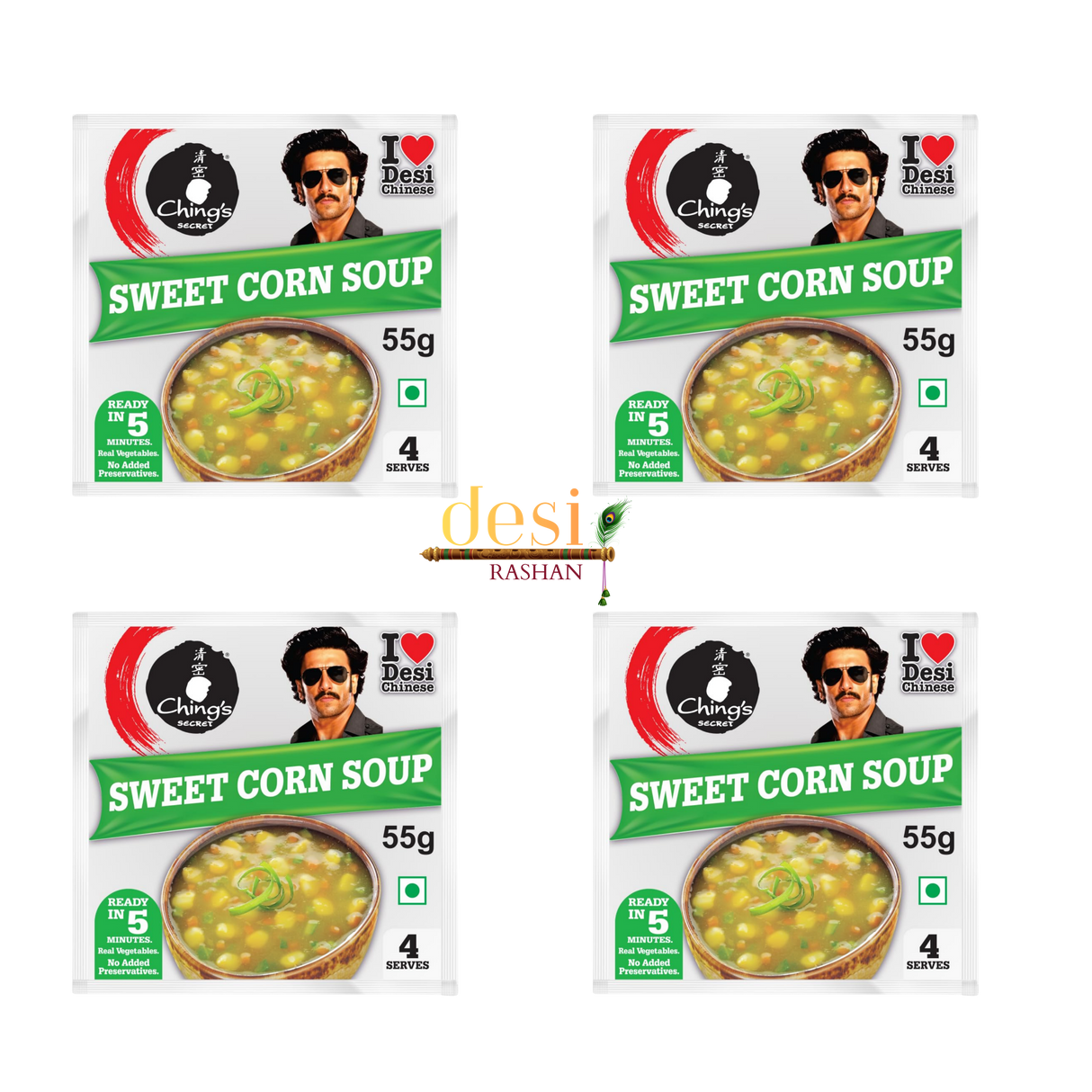 Ching’s - Sweet Corn Soup 4 X (55g) 15.07.2026 **TOPDEAL**