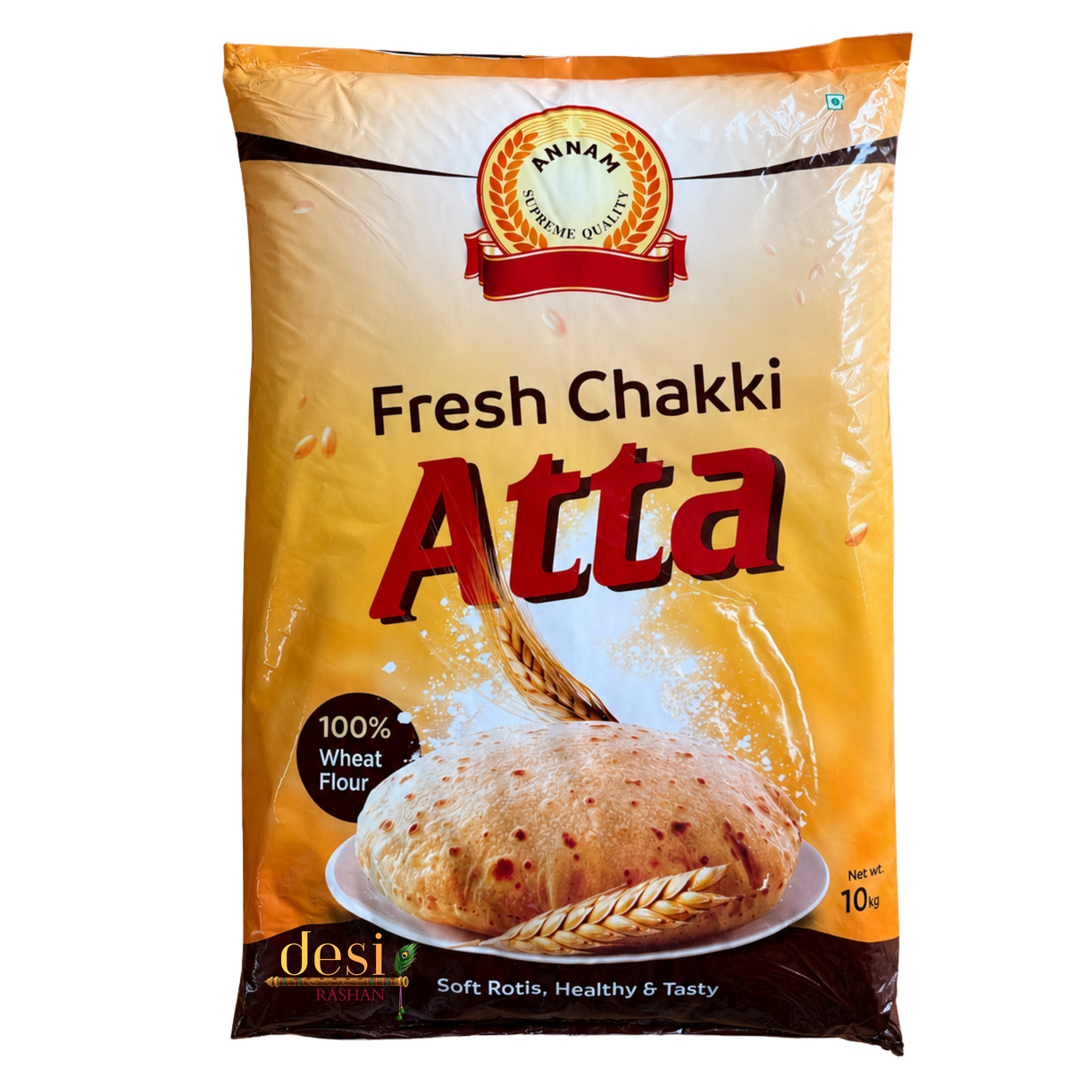 Annam - Chakki Atta (10Kg) 10.08.2027