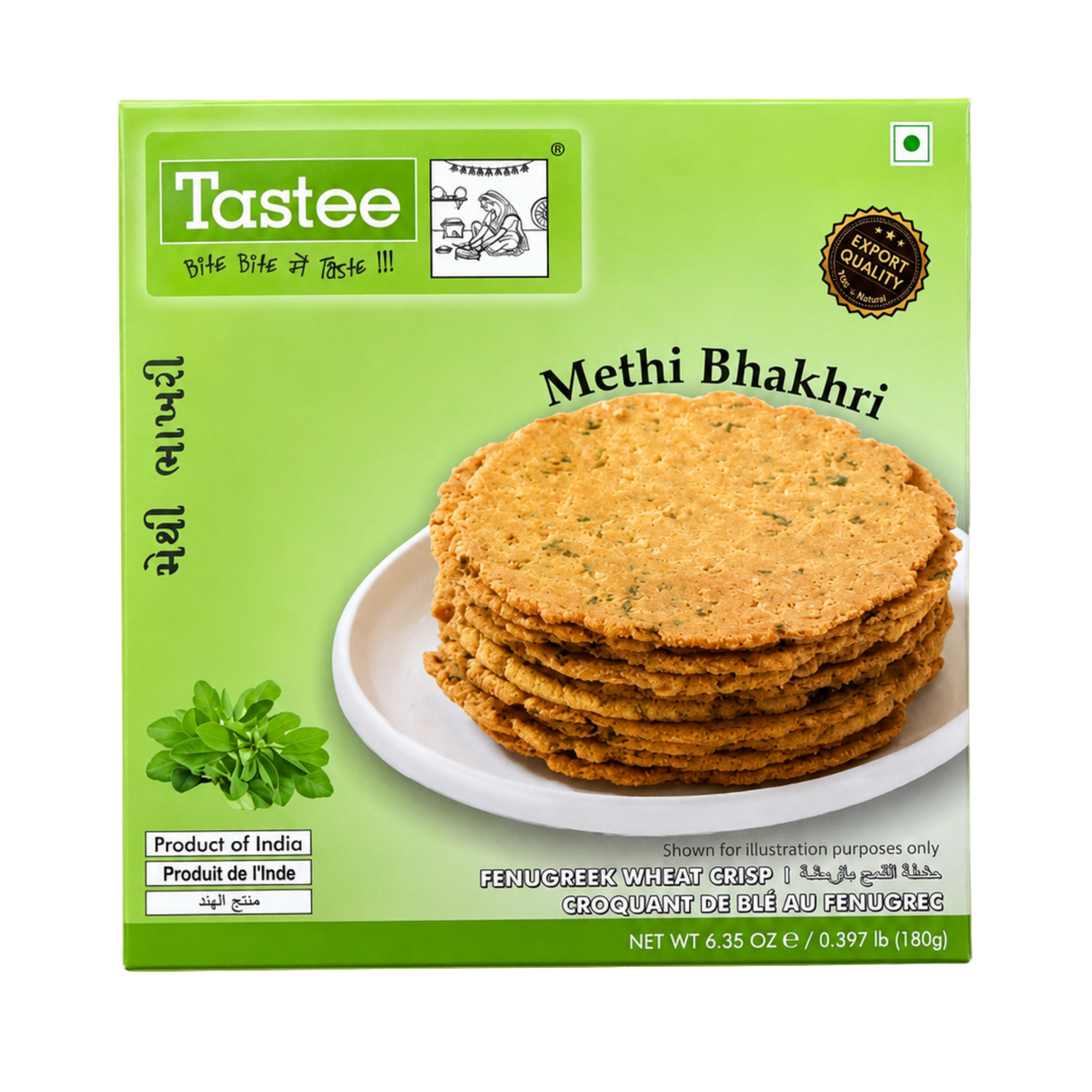 Tastee - Methi Bhakhri (180g) 31.01.2027