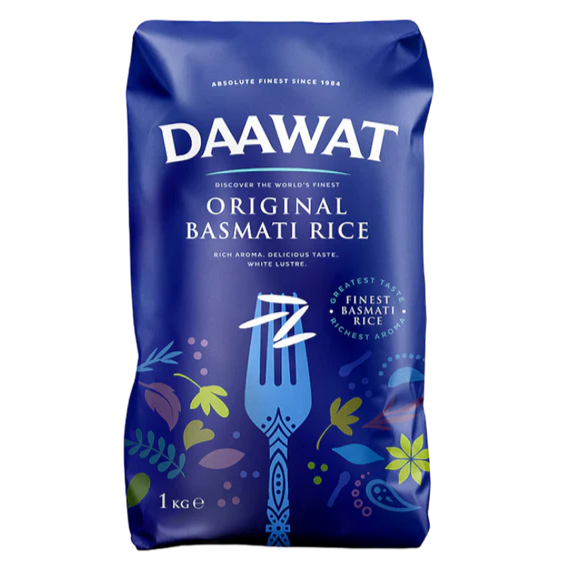 Daawat - Original Basmati Rice (1kg) 31.01.2027