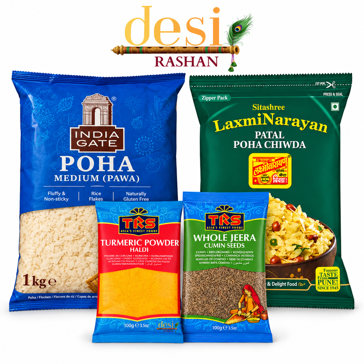🥣 Poha Breakfast Kit – Bundle