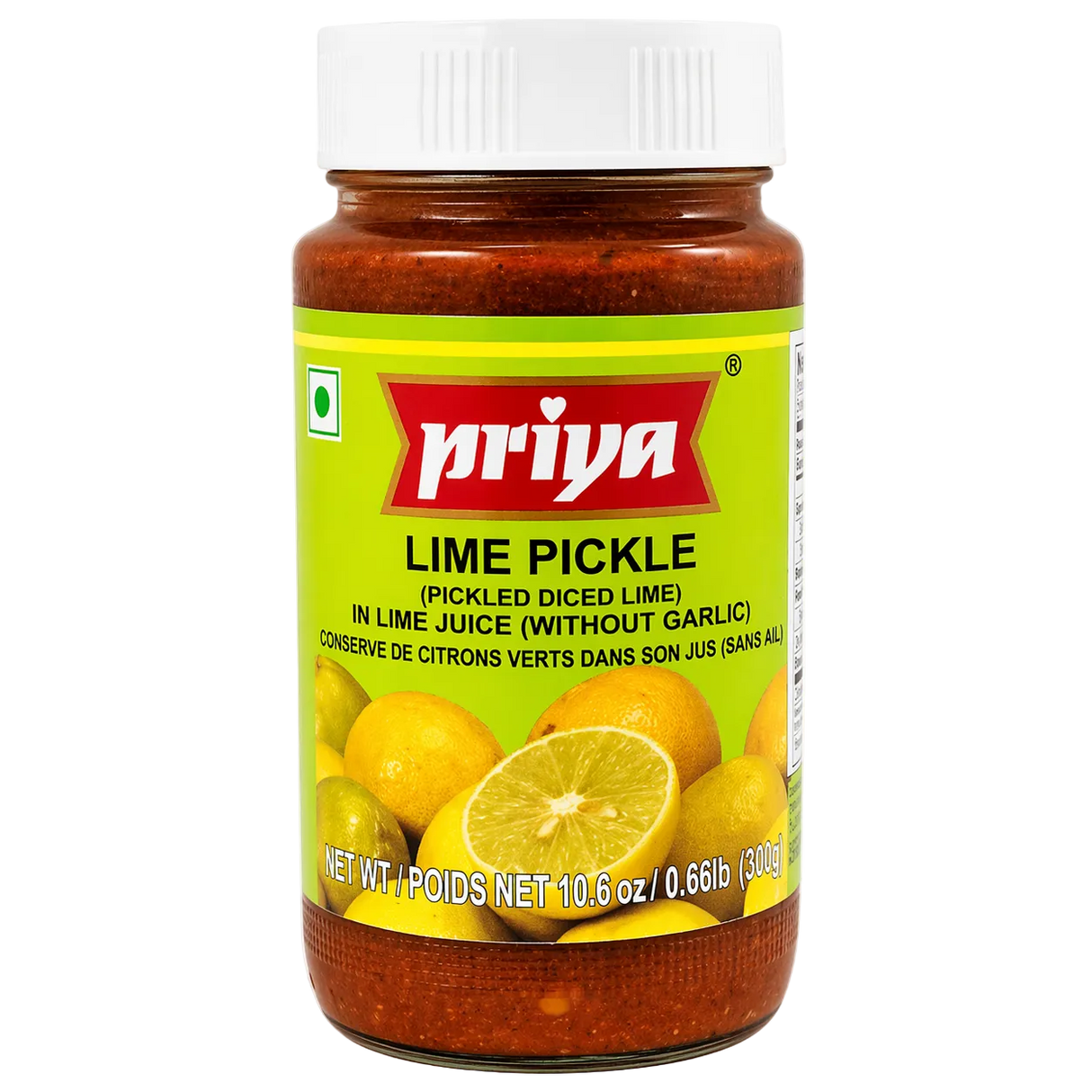 Priya - Lime Pickle without garlic (300g) 04.09.2027