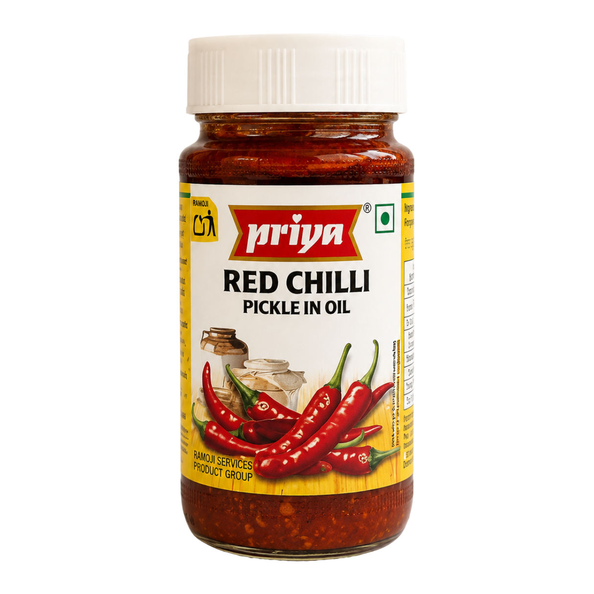 Priya Red Chilli Pickle (300g) 13.09.2027