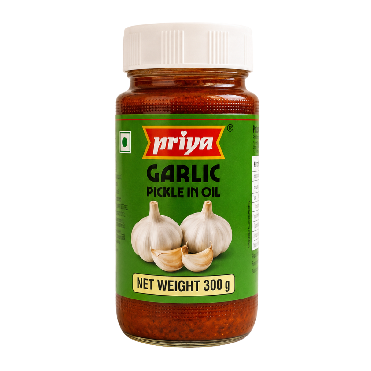 Priya Garlic Pickle (300g) 15.09.2027