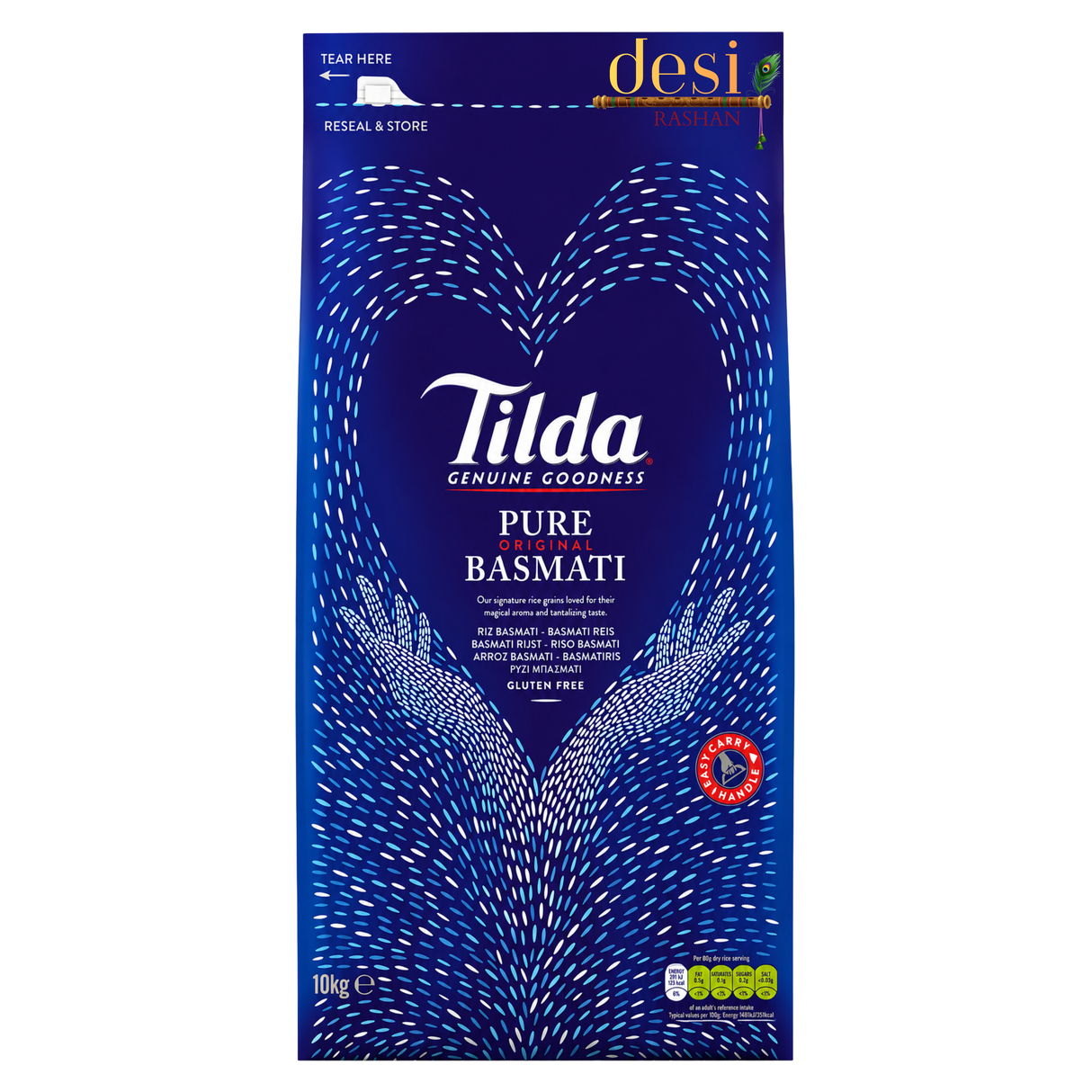 Tilda - Pure Original Basmati Rice (10kg) + 1Kg Free 31.12.2027