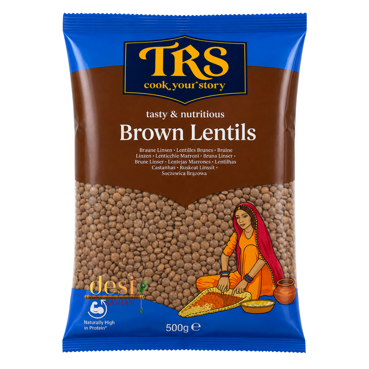 TRS - Masoor Brown Whole (500g) 31.03.2028