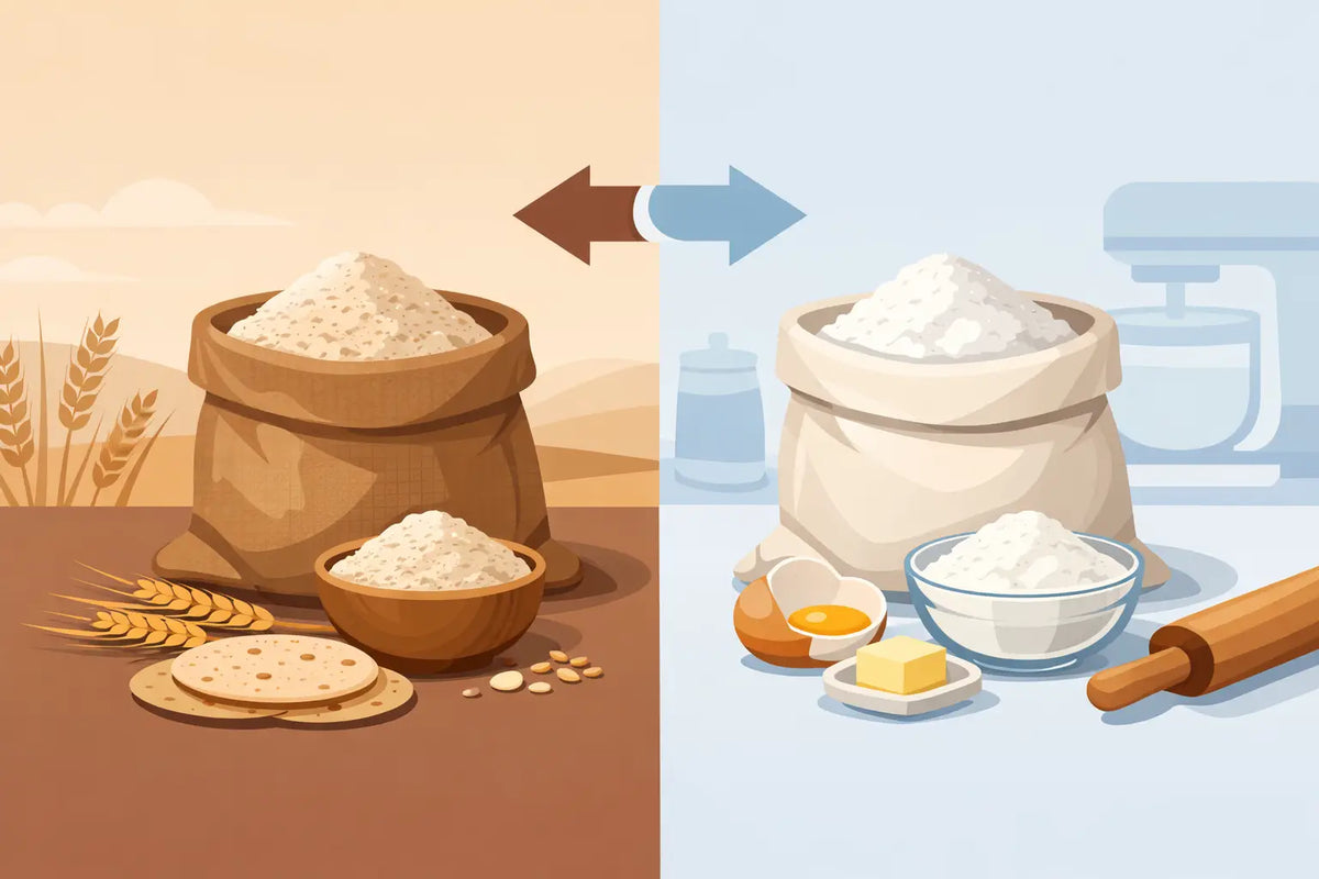 Atta vs All Purpose Flour: What Changes?