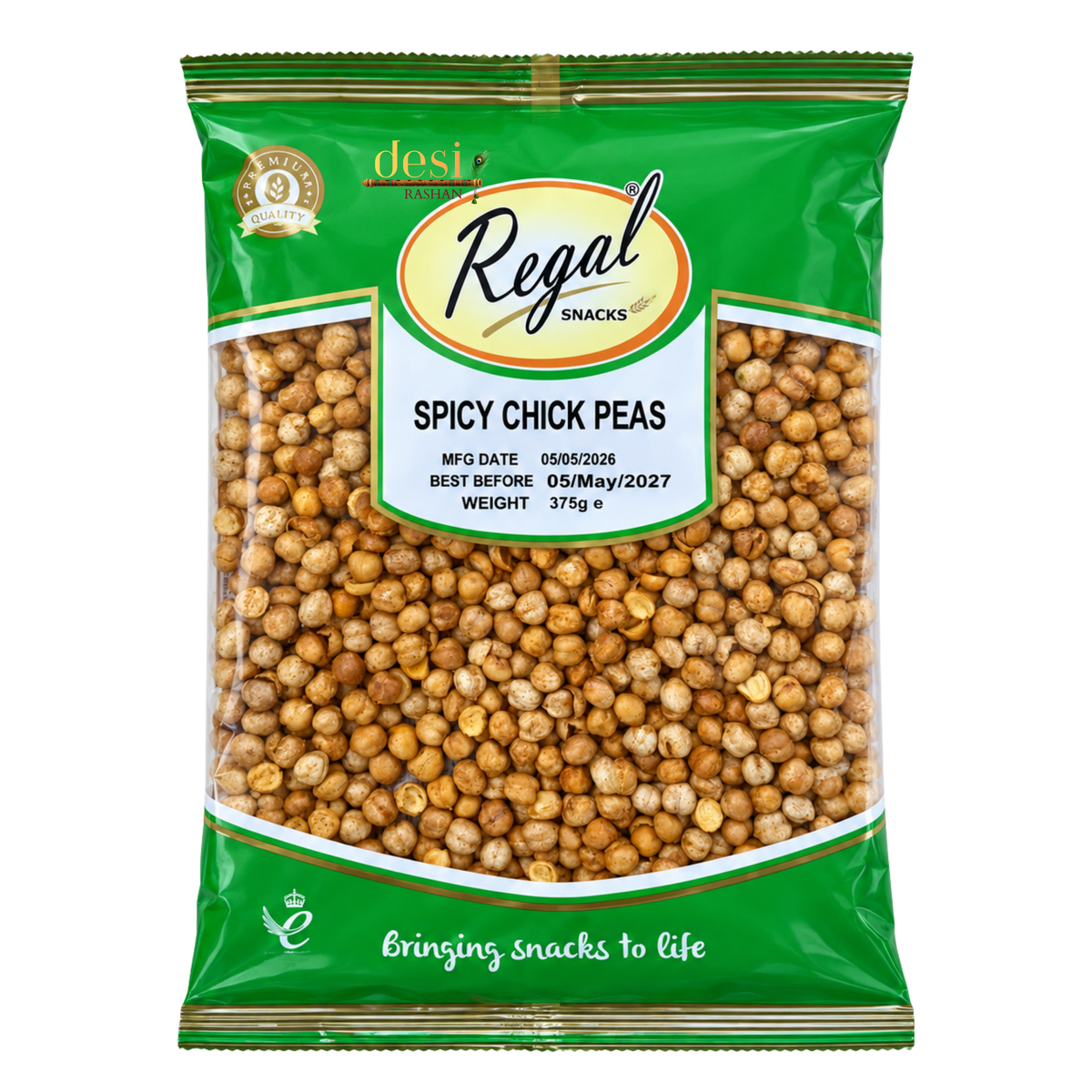 Regal Snacks - Spicy Chickpeas (375g) 05.05.2027