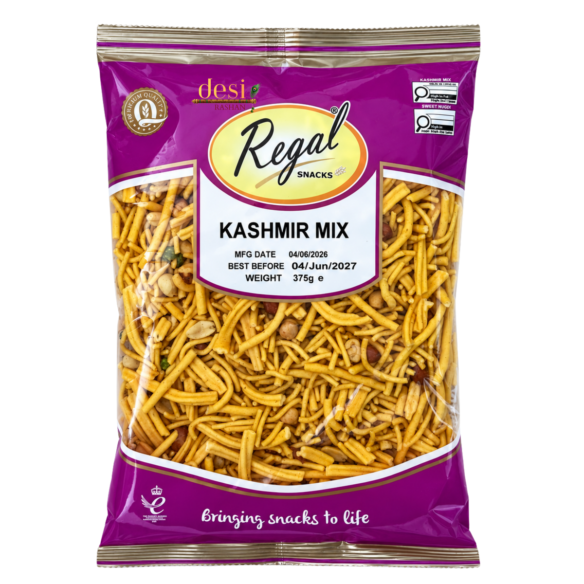 Regal Snacks - Kashmir Mix (375g) 05.06.2027