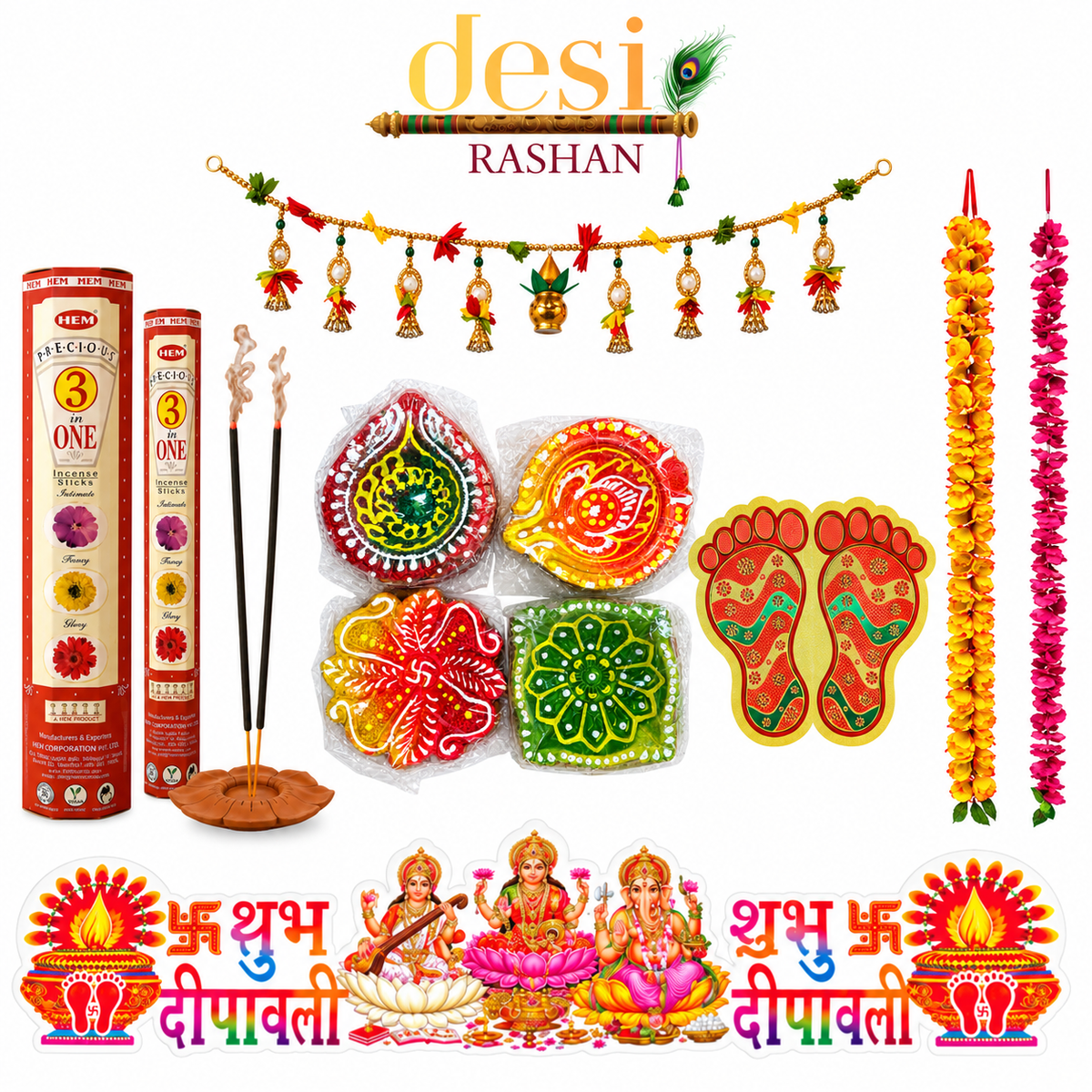 🪔 Diwali Decoration Kit – Bundle