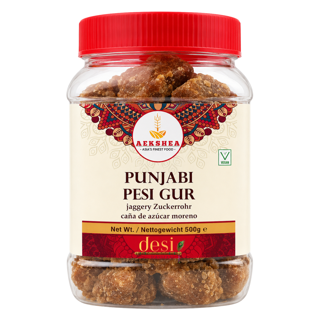 Aekshea - Punjabi Pesi Gur (500g) 20.11.2027