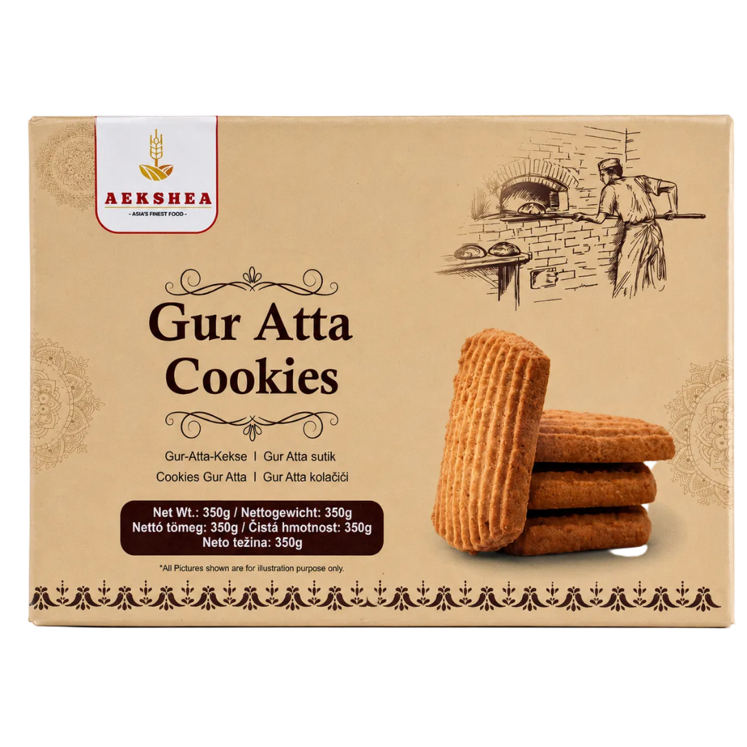 Aekshea - Gur Atta Cookies (350g) 31.08.2027