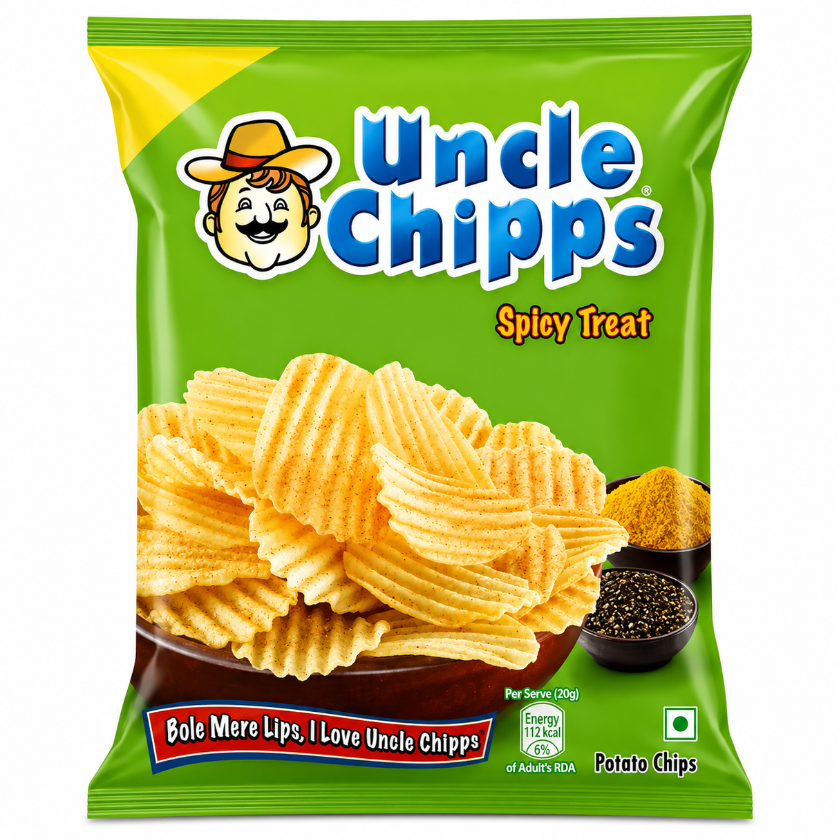 Uncle Chips - Chips Spicy Treat (53g) 14.03.2027