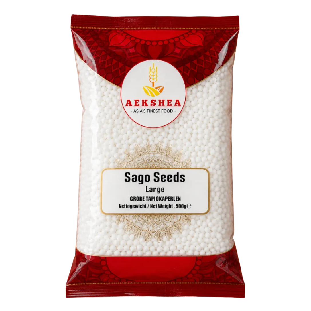 Aekshea - Sabudana Sago Seeds Large (500g) 31.10.2027