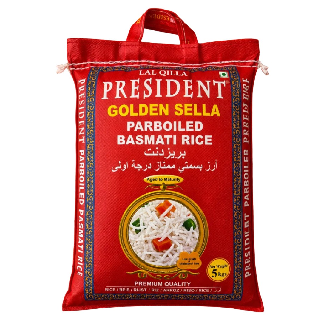 President - Golden Sella Parboiled Rice (5kg) 30.09.2028