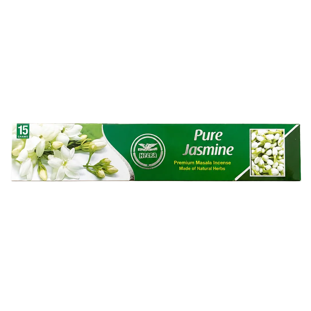 Heera - Pure Jasmine Premium Masala Incense Sticks (15g)