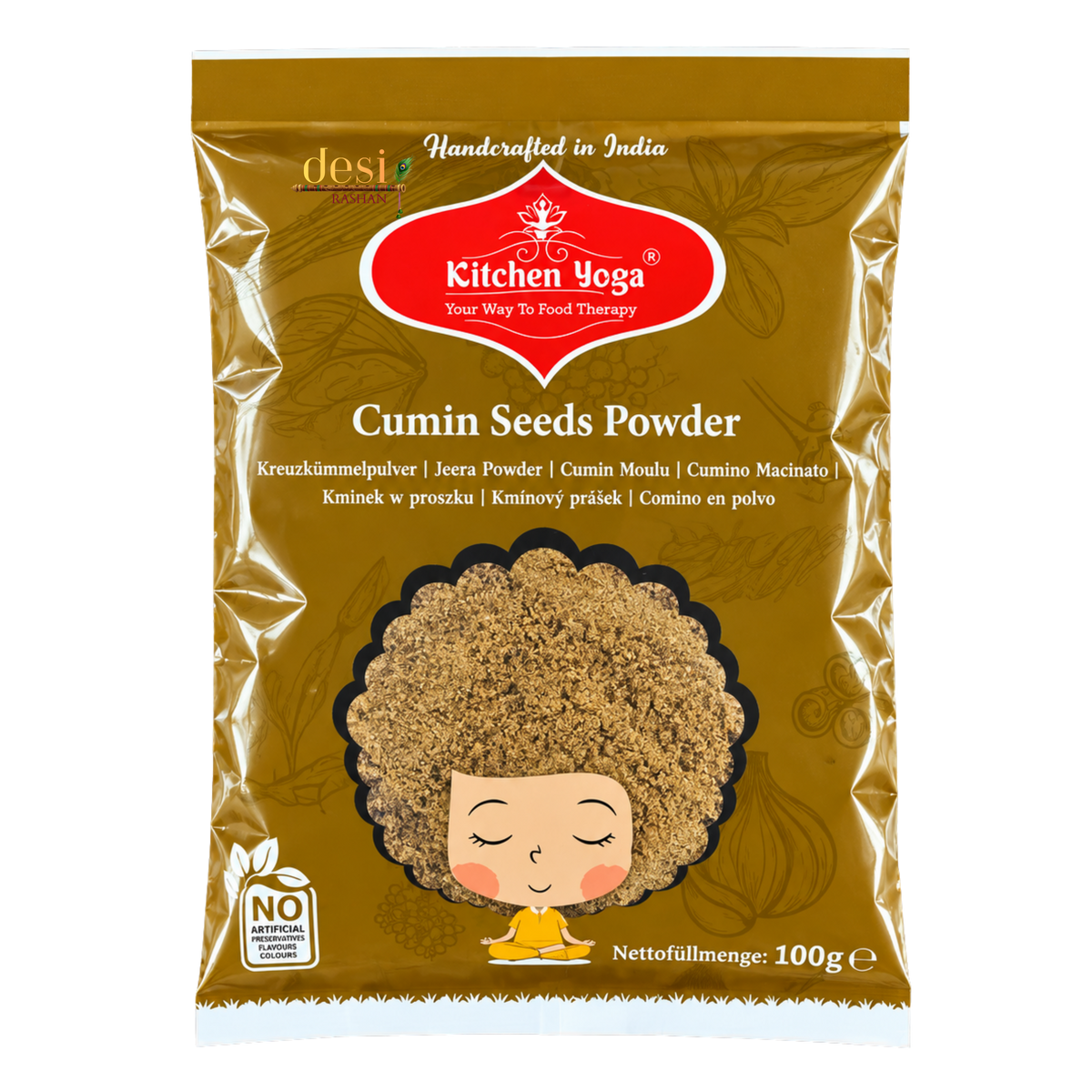 Kitchen Yoga - Cumin Powder/Jeera Powder (100g) 31.12.2027