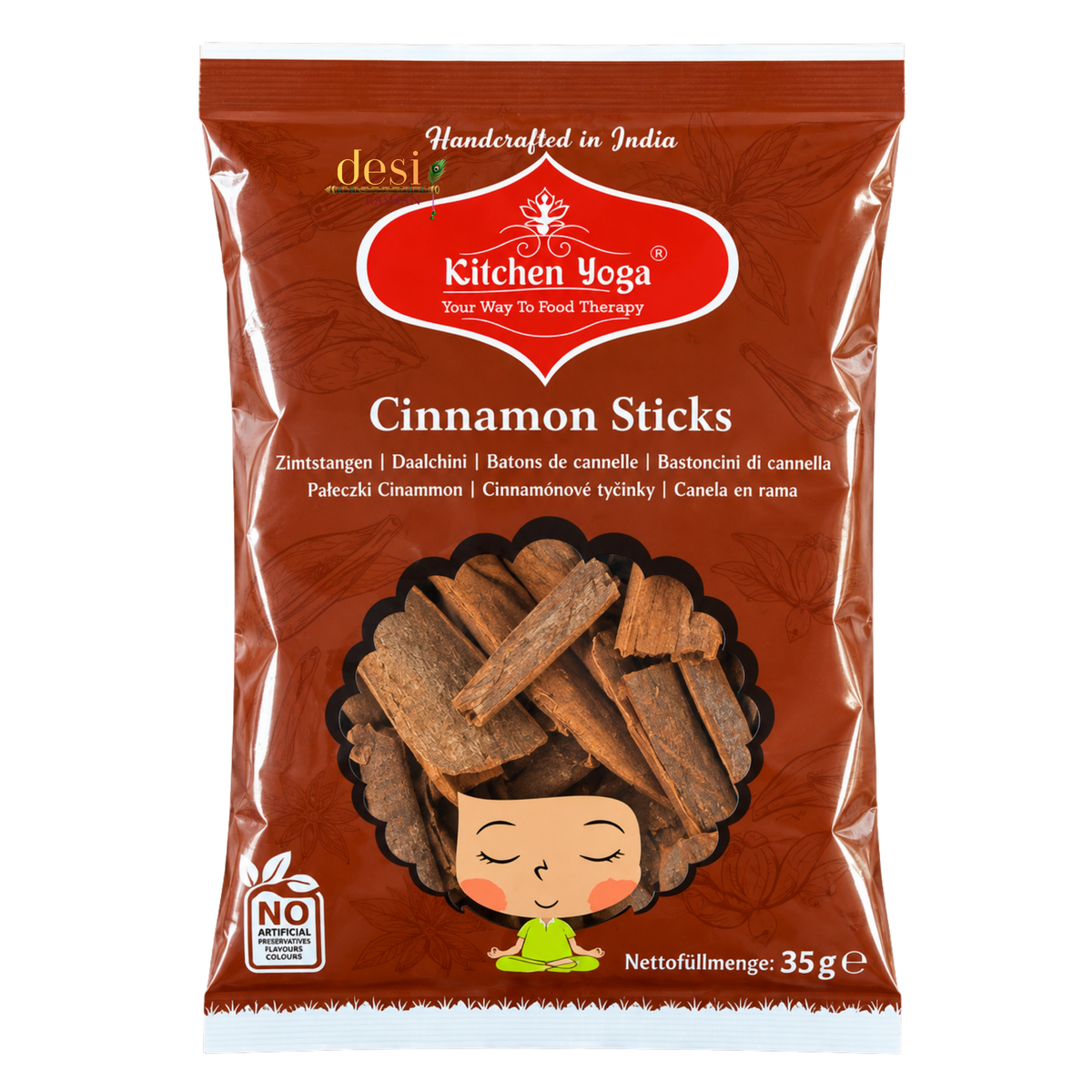 Kitchen Yoga - Cinnamon Sticks (35g) 31.12.2027