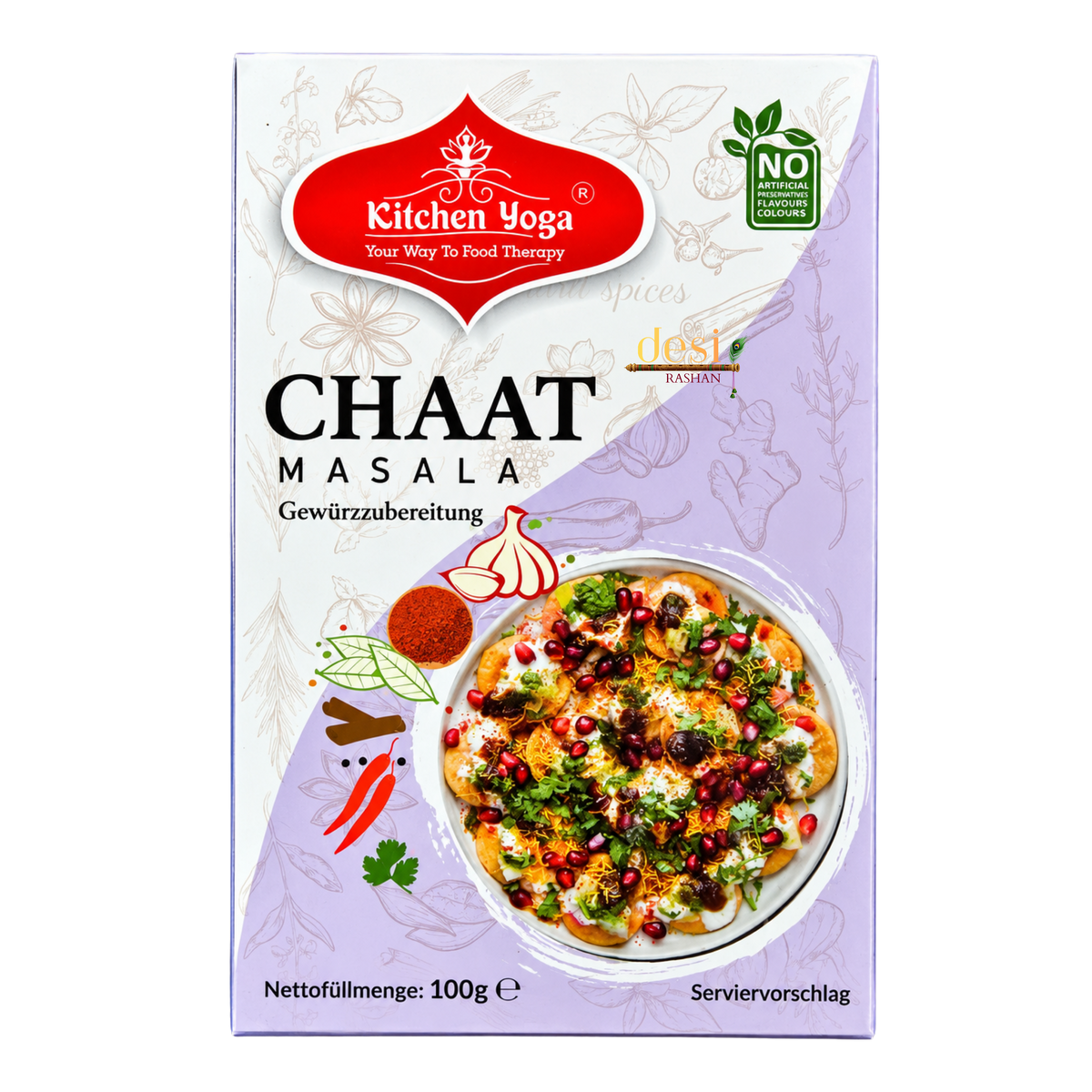 Kitchen Yoga - Chaat Masala (100g) 31.10.2027