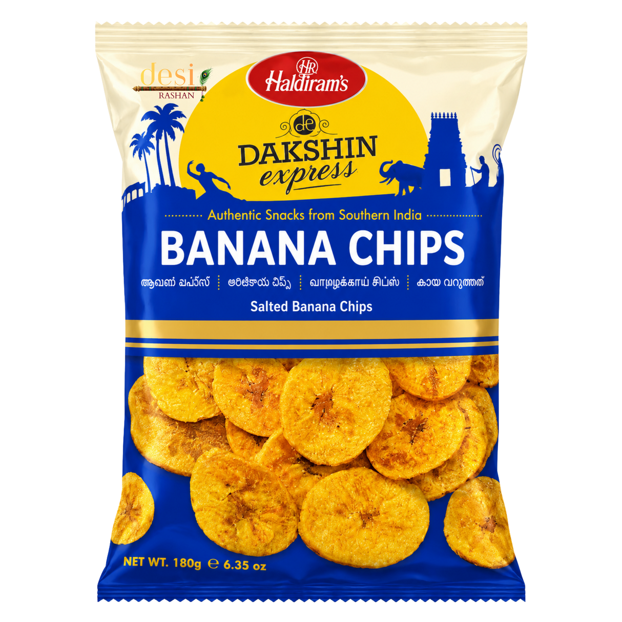 Haldiram's - Dakshin-Bananenchips (180g)