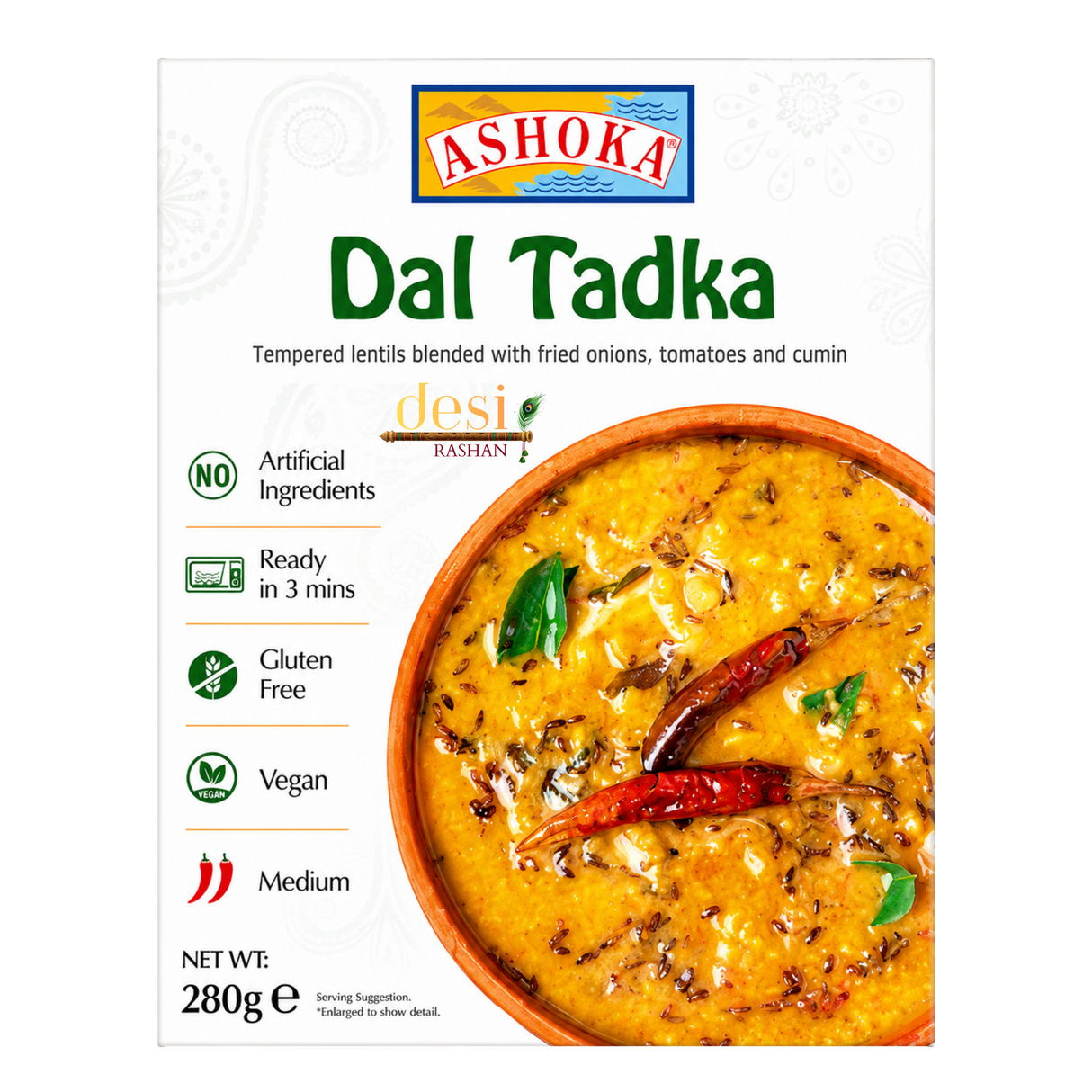 Ashoka - Dal Tadka (280g) 25.02.2027