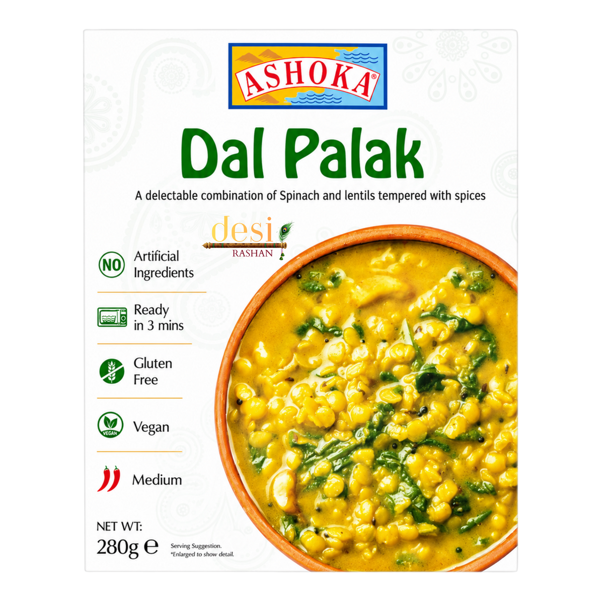 Ashoka - Dal Palak (280g) 25.02.2027