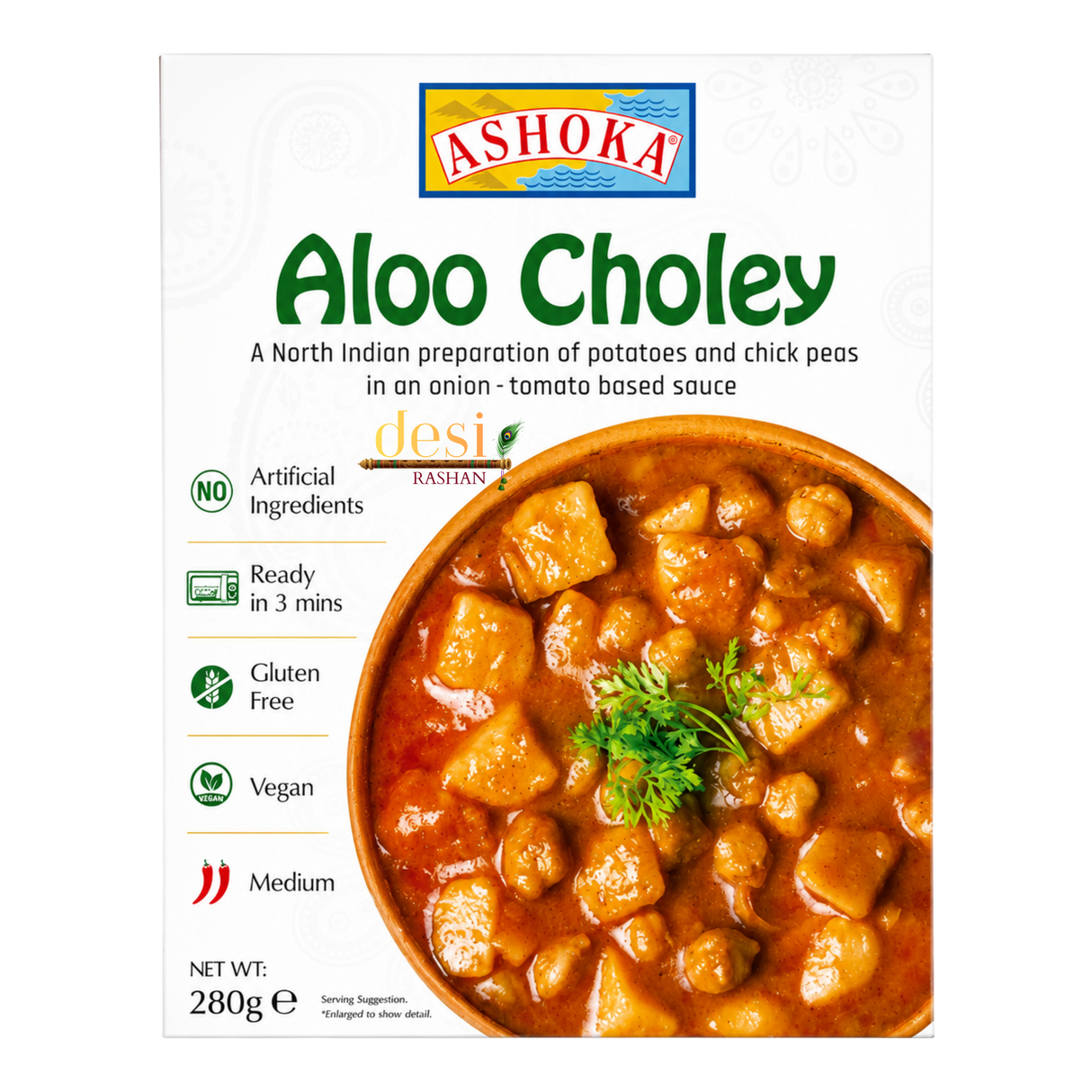 Ashoka - Aloo Choley (280g) 25.02.2027