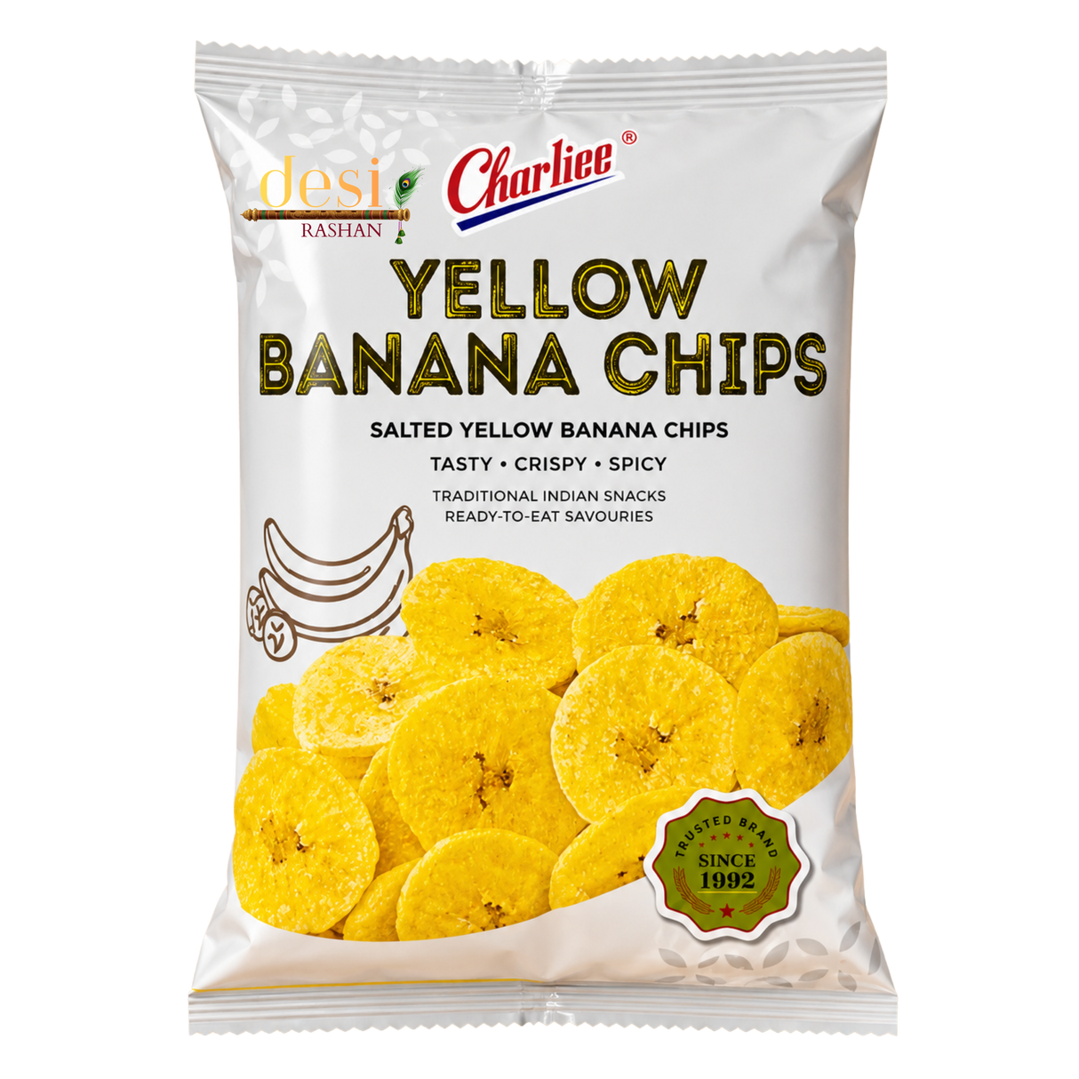 🎁 Charliee - Yellow Banana Chips (150g) 31.08.2026 (100% off)