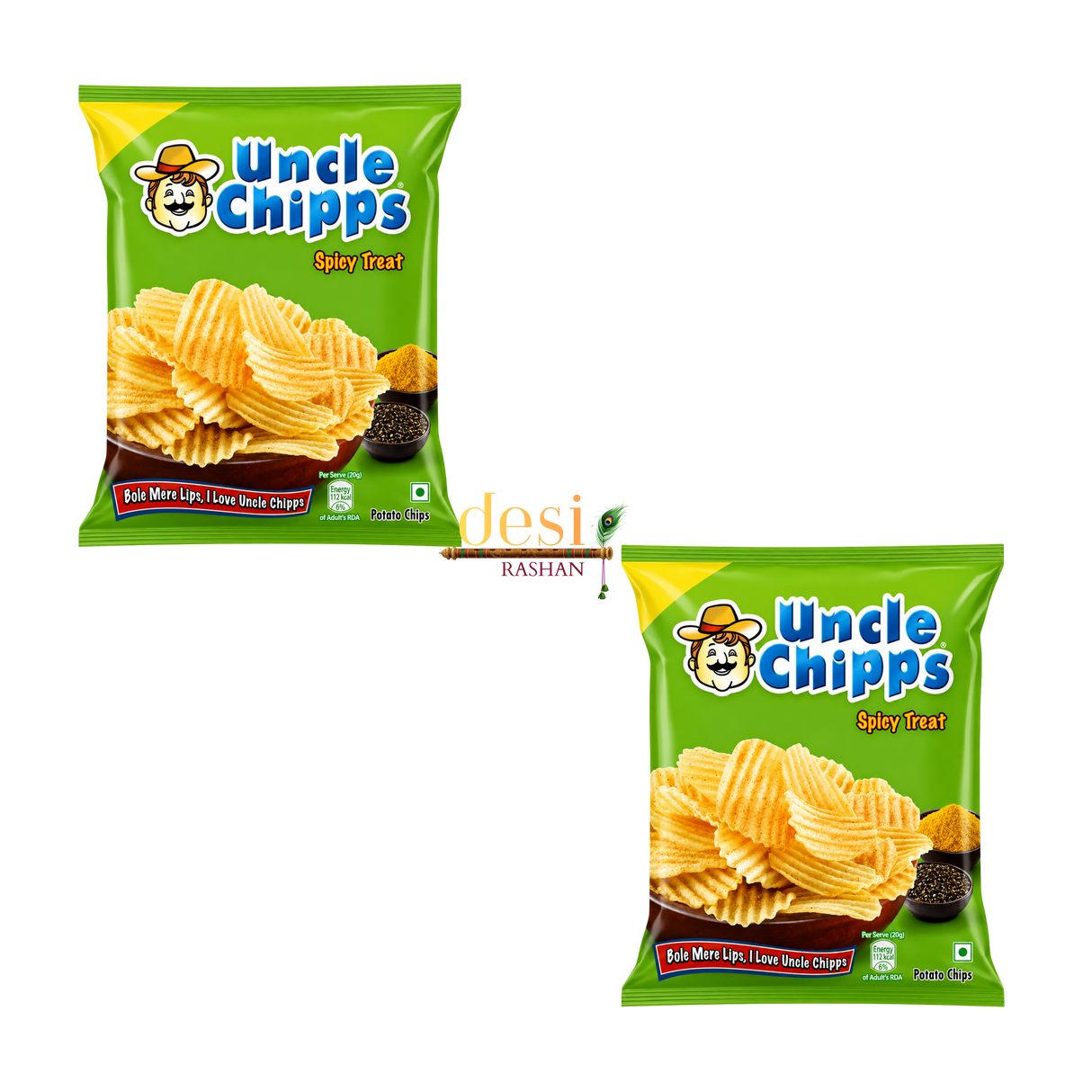 Uncle Chips - Chips Spicy Treat 2 X (53g) 14.03.2027