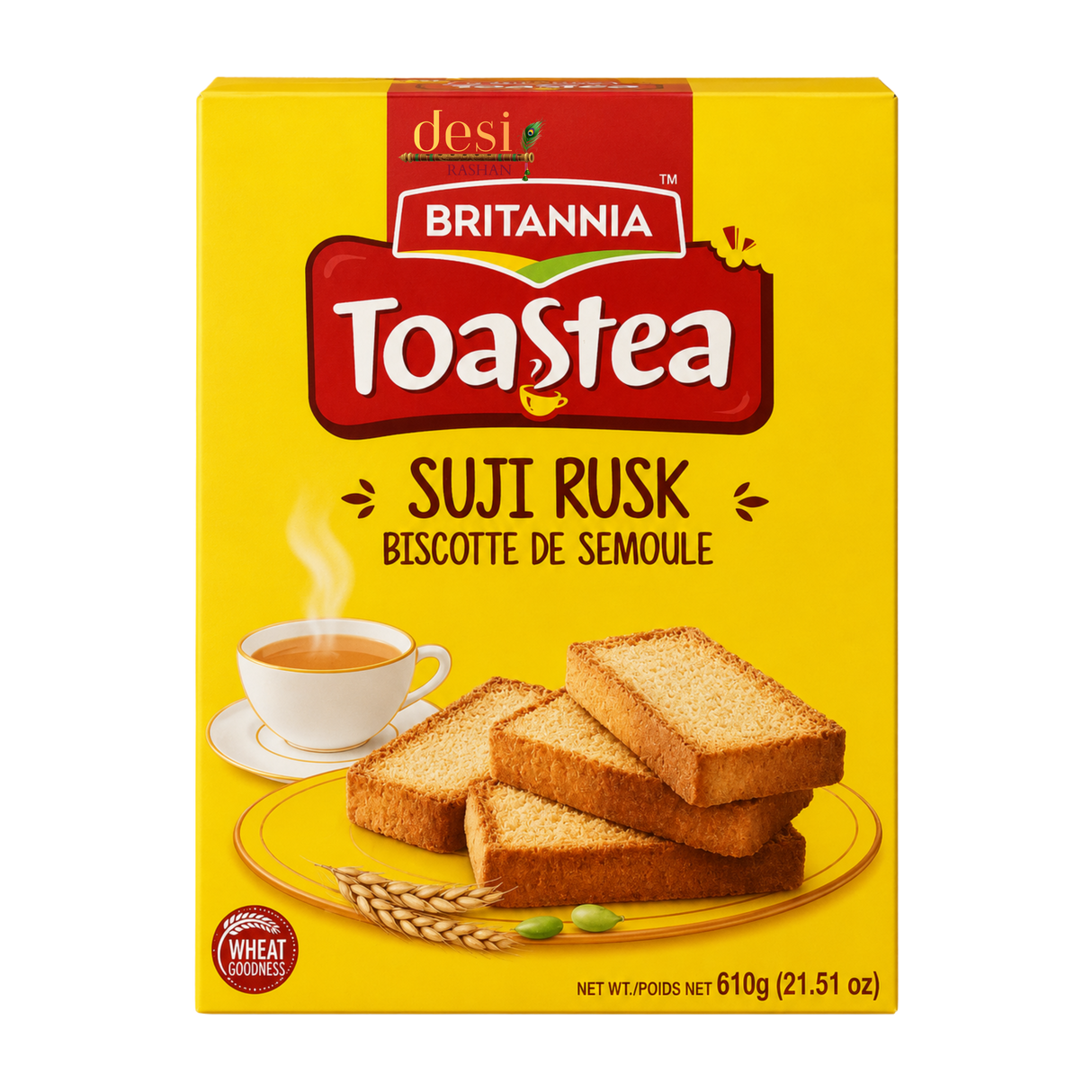 Britannia - Suji Rusk Toast (610g) 07.10.2026