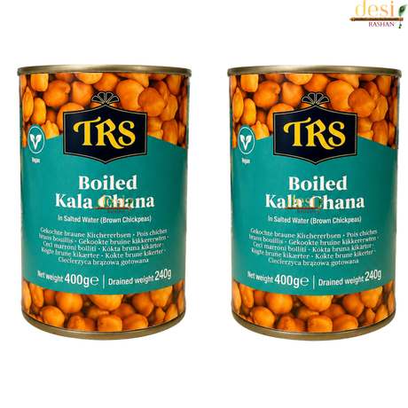 TRS – Gekochte Kichererbsen Kala Chana in Dosen (400g) 13.10.2028