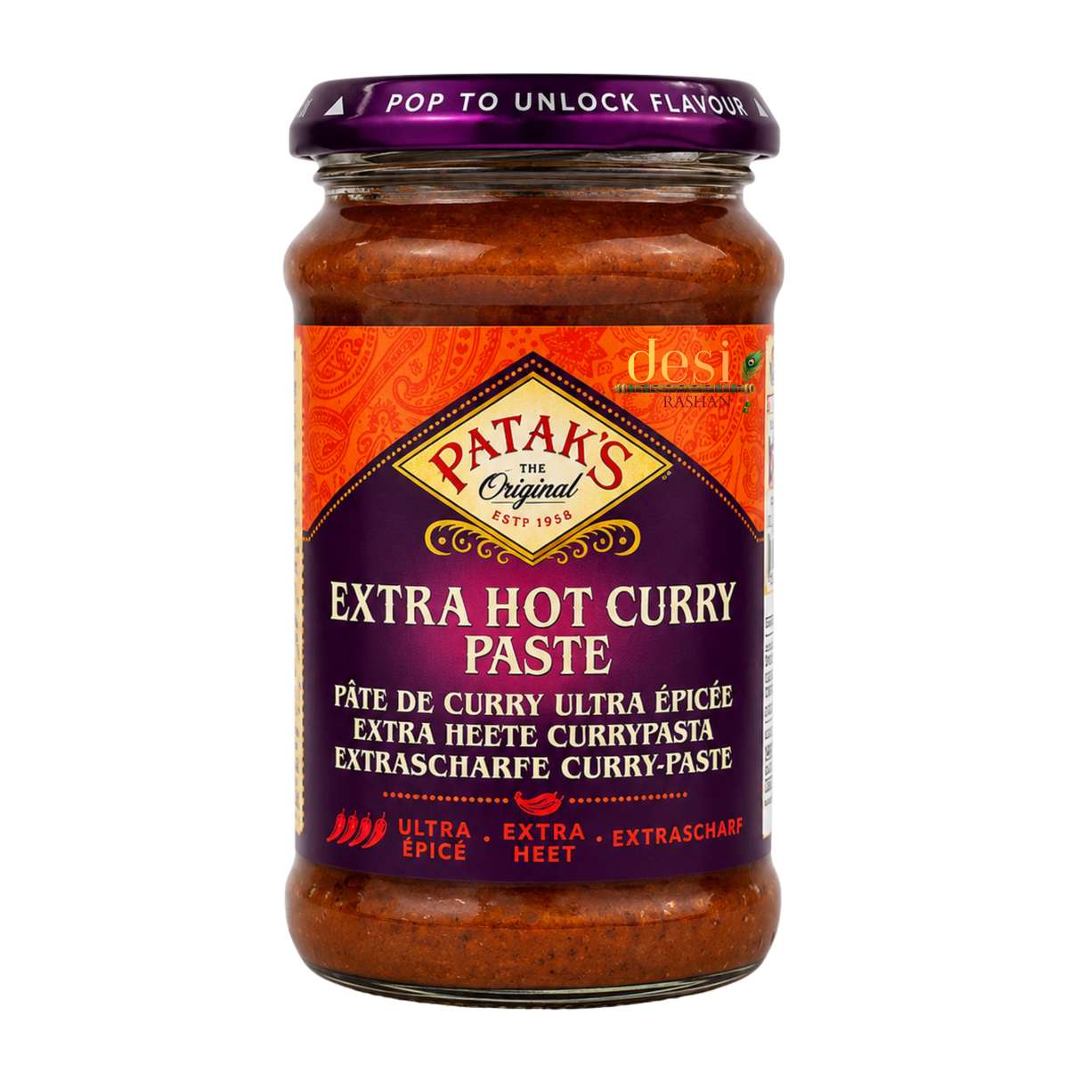 Patak's - Extra scharfe Currypaste (283g) 30.04.2028