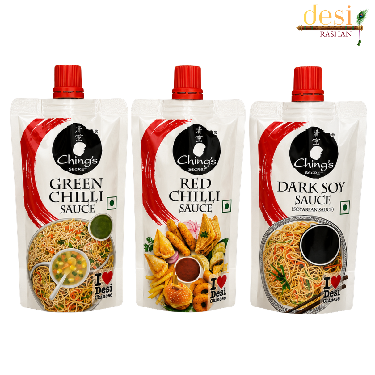 Ching’s - 3 Sauces Combo Pack 3 X (90gm) 04.07.2026 **TOP DEALS**