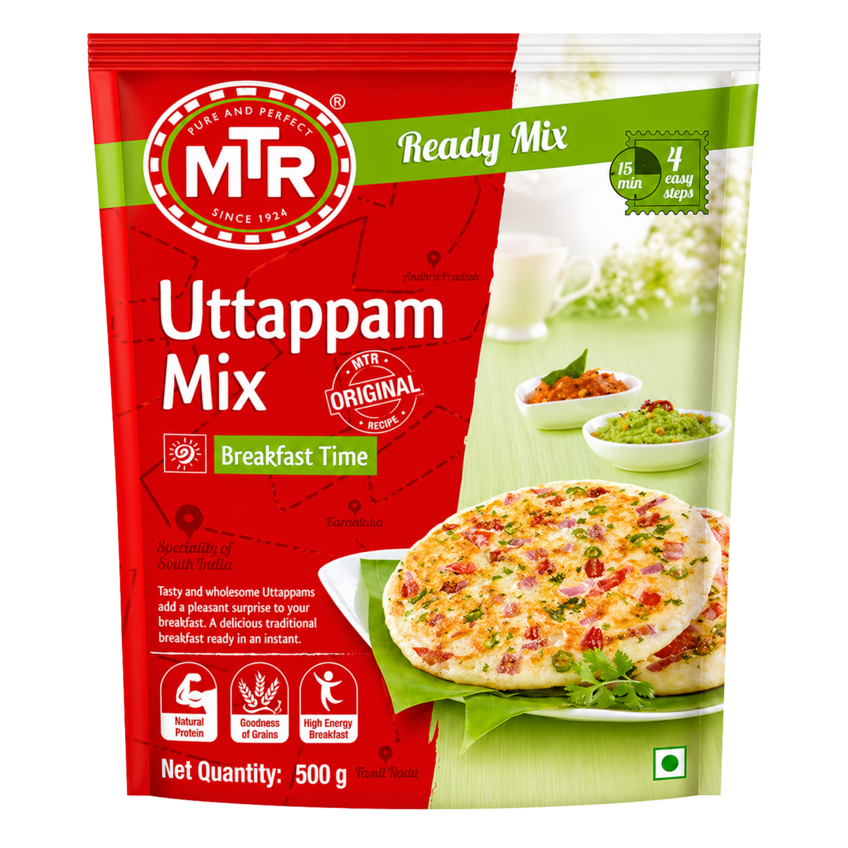 MTR - Uttapam Mix (500g) 11.08.2026 1+1 **DEAL**
