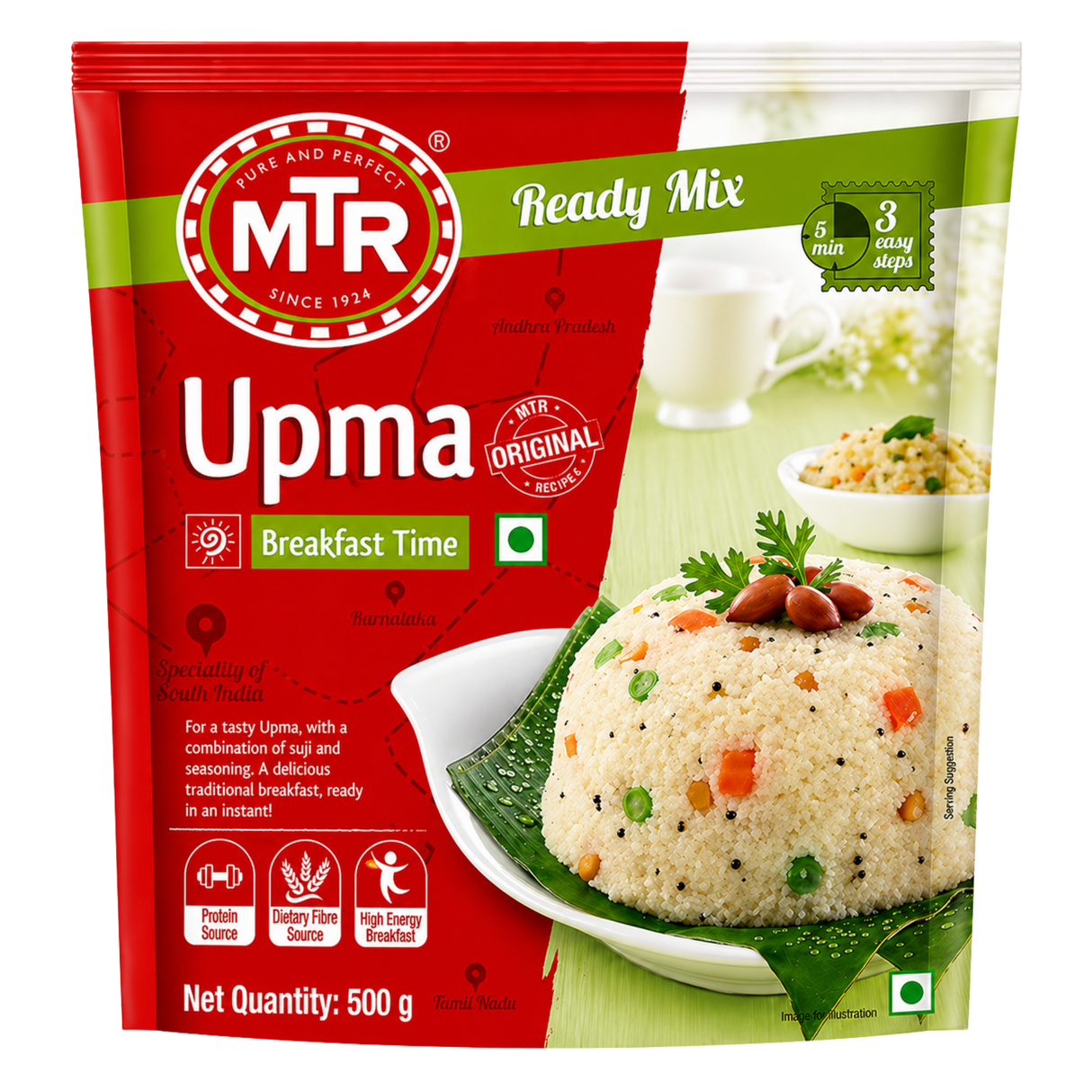 MTR - Plain Upma Mix (500g) 30.09.2026 1+1 **DEAL**