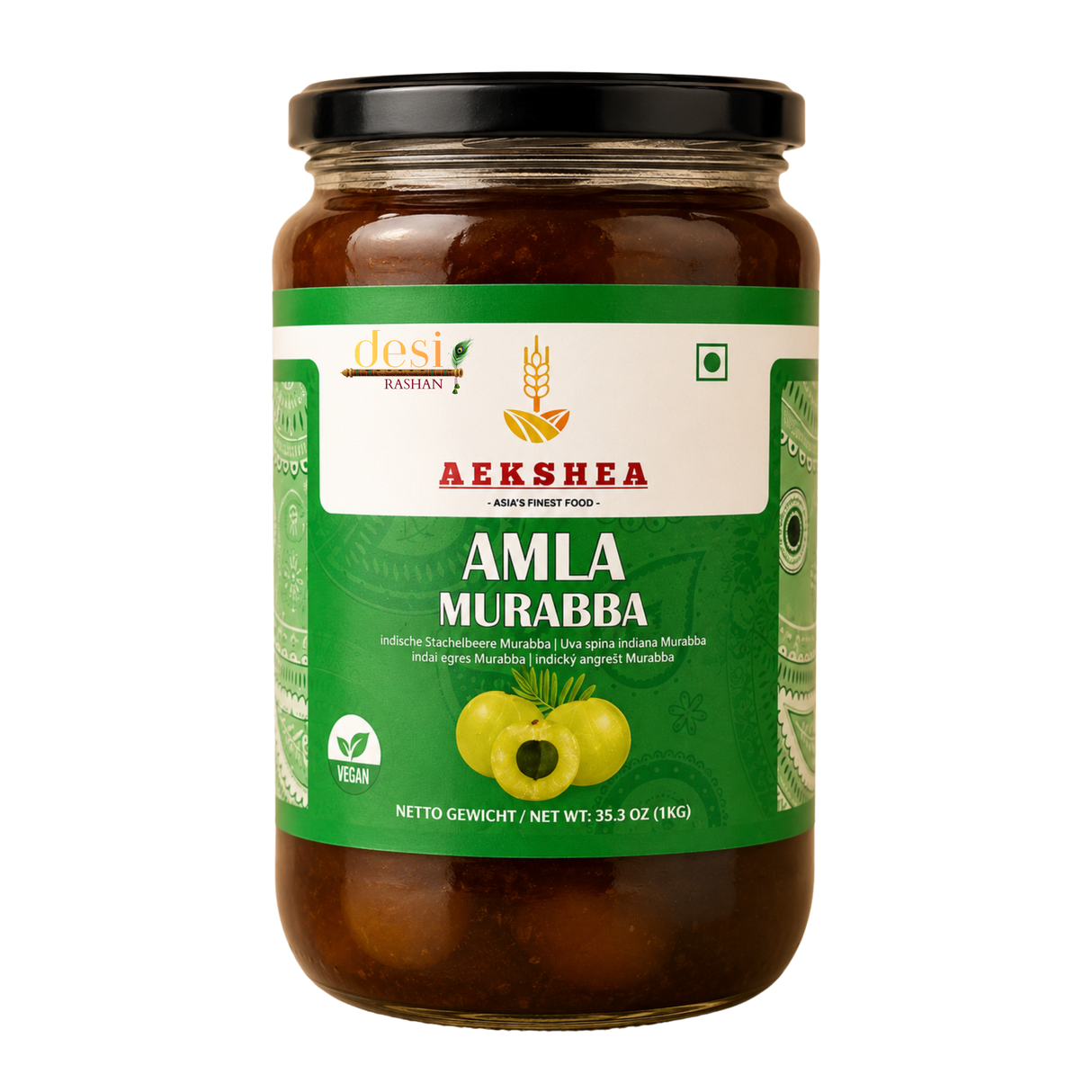 Aekshea - Amla Murabba (1kg) 29.10.2028