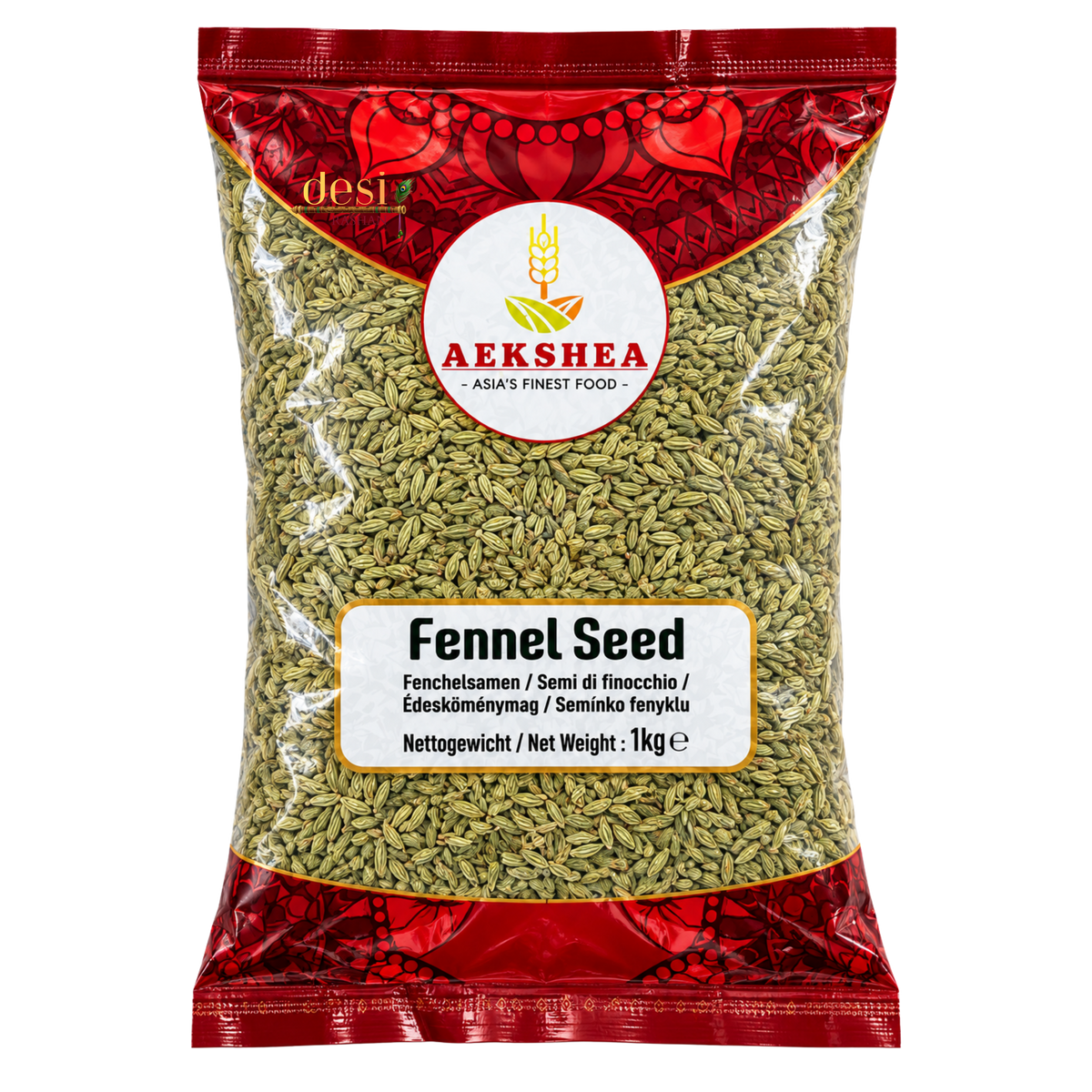 Aekshea - Fennel Seeds/ Saunf (1Kg) 31.03.2028