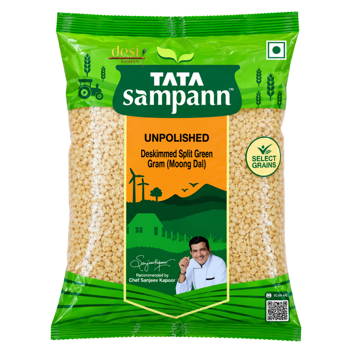 Tata Sampann - Moong Dal/Mung Split (1Kg) 30.06.2028