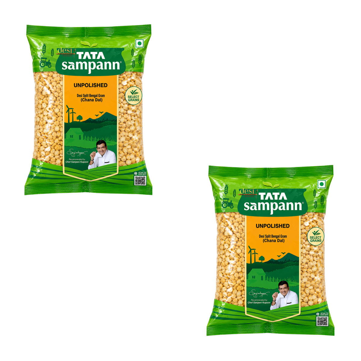 Tata Sampann - Chana Dal 2 X (1Kg) 30.06.2028