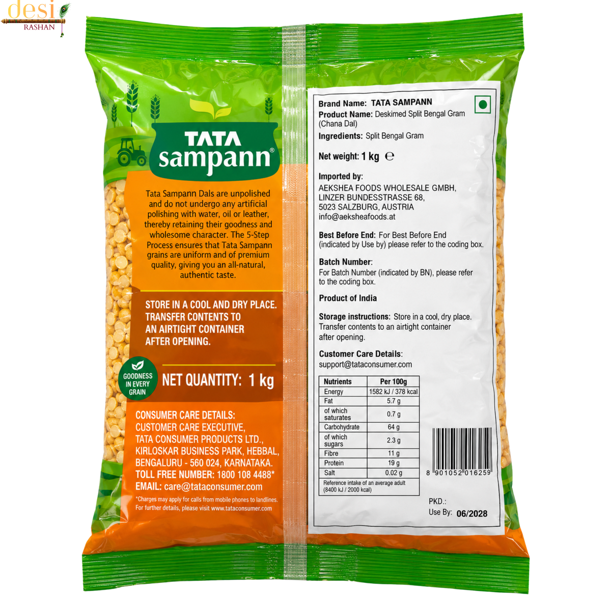 Tata Sampann - Chana Dal (1Kg) 30.06.2028
