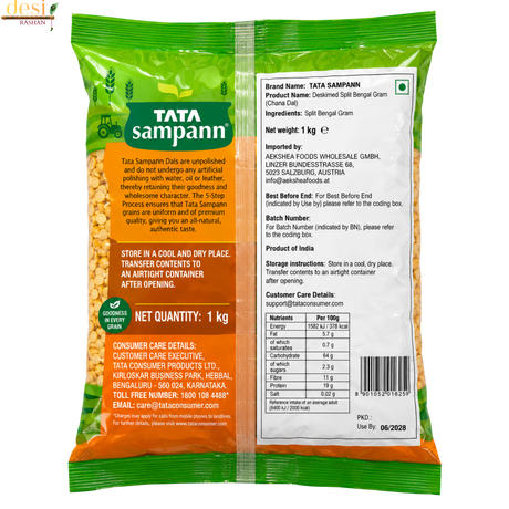 Tata Sampann - Chana Dal (1Kg) 30.06.2028