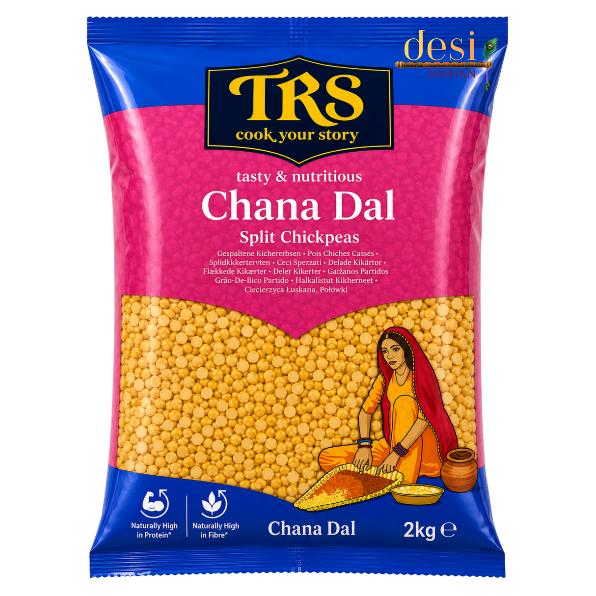 TRS - Chana Dal/Split Chickpeas (2kg) 25.02.2028