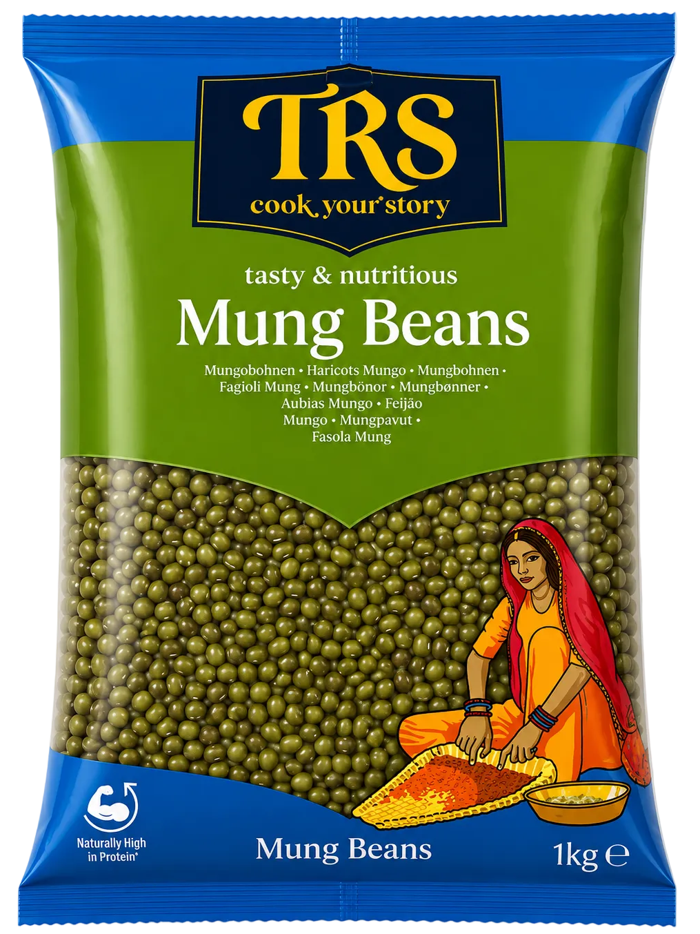 TRS - Mungbohnen ganz (1kg) 31.03.2028
