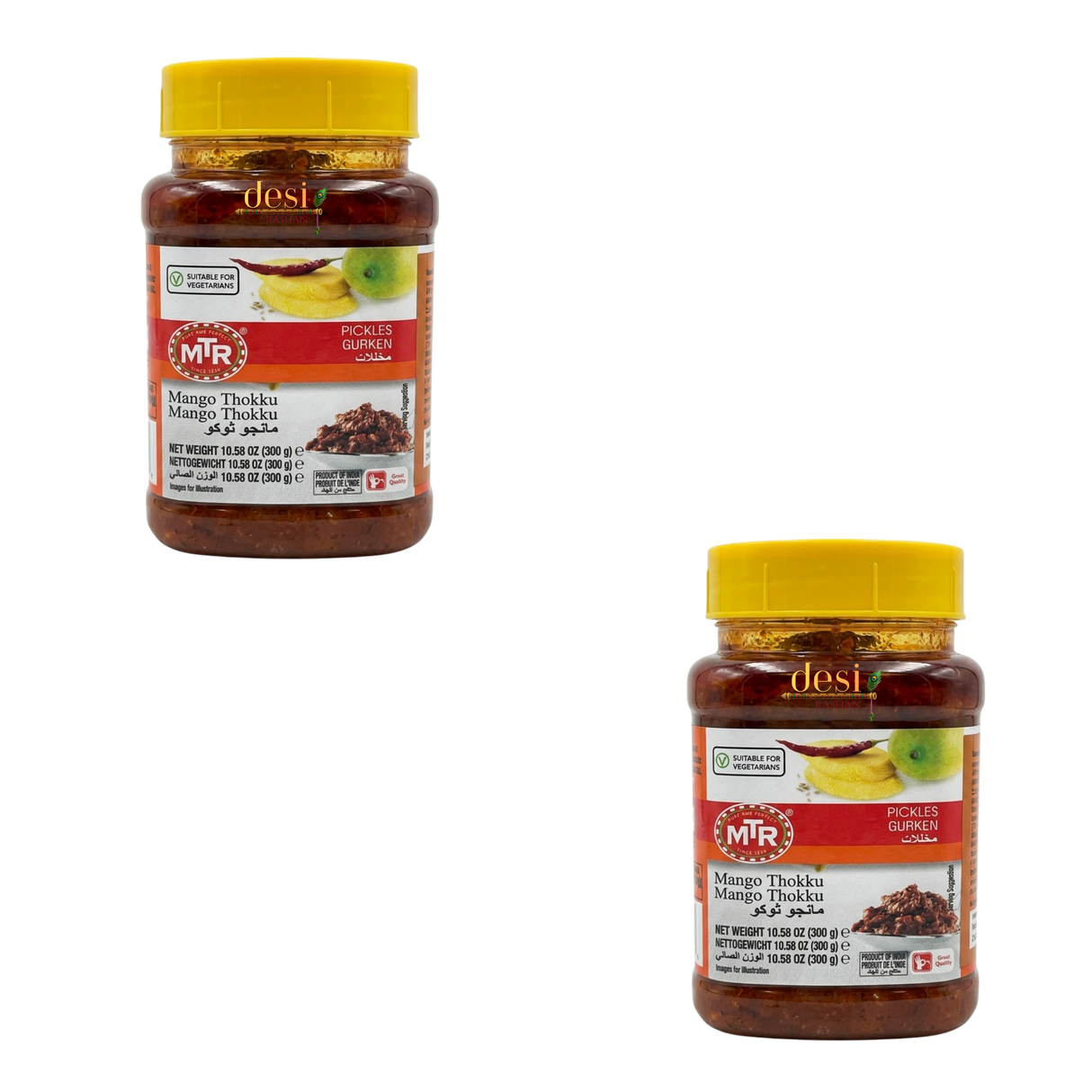 MTR - Mango Thokku 2 X (300g) 24.04.2028