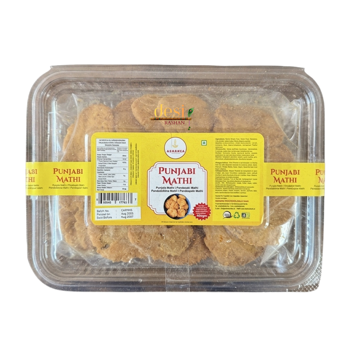 Aekshea - Punjabi Mathi (400g) 28.08.2027