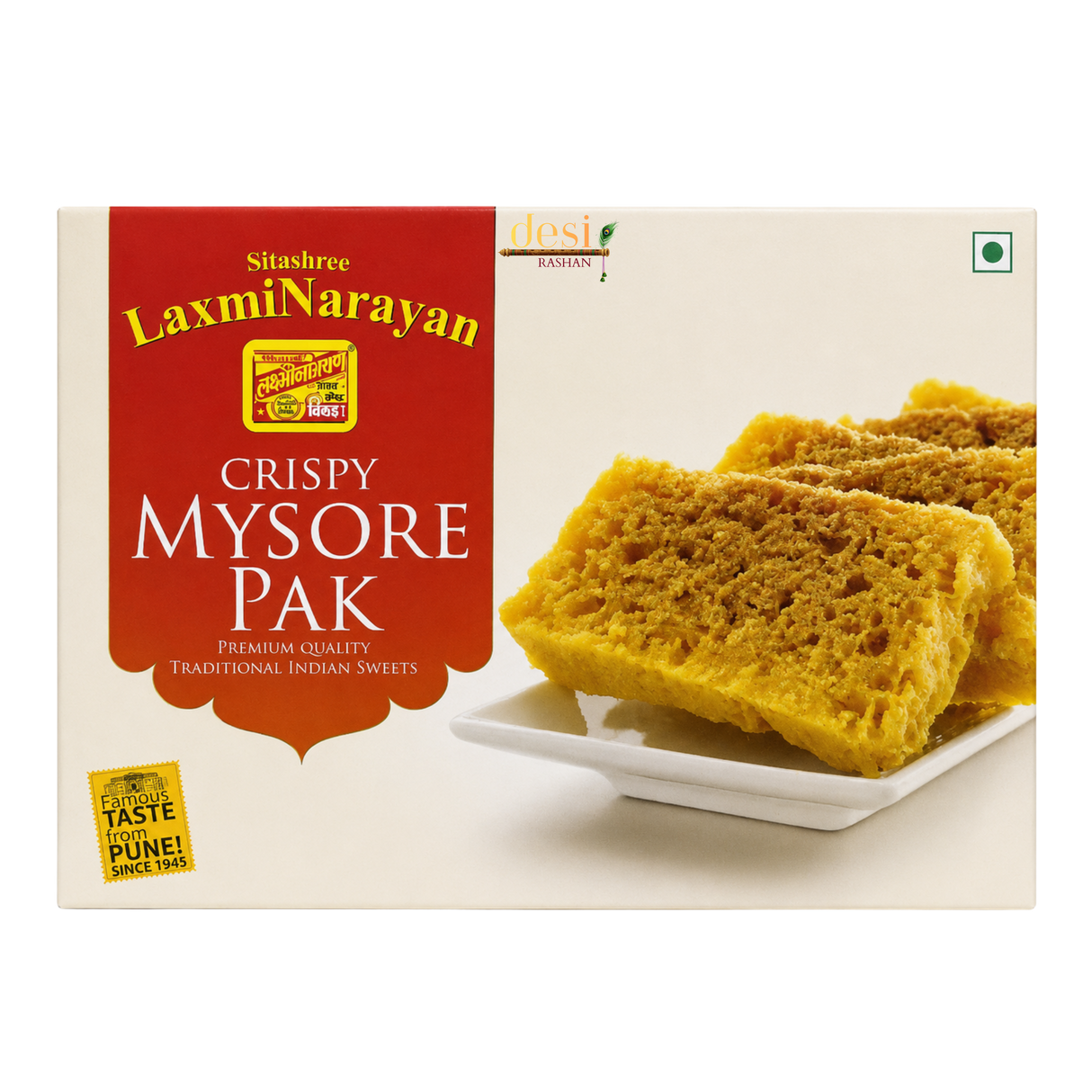 LaxmiNarayan - Crispy Mysore Pak (200g) 19.03.2027