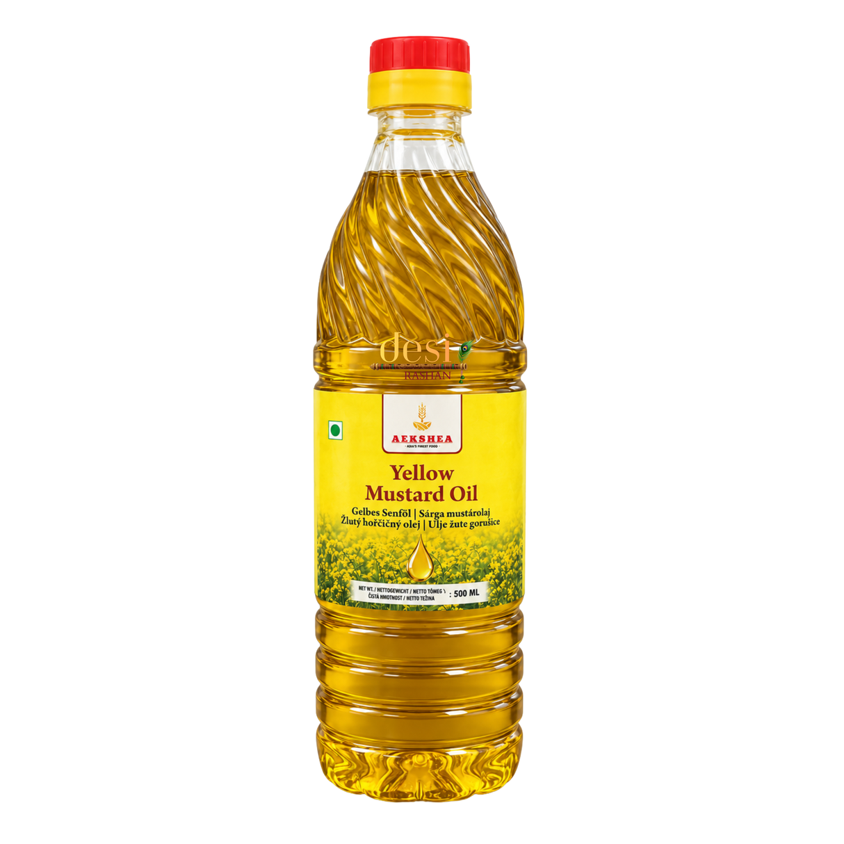 Aekshea - Yellow Mustard Oil (500ml) 30.05.2028
