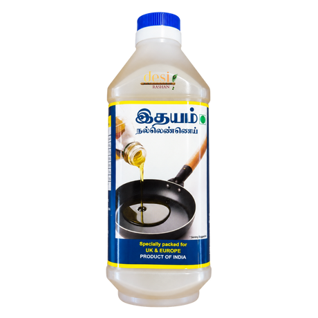 Idhayam -  Idhayam Sesame/Gingelly Oil (1L) 31.12.2027