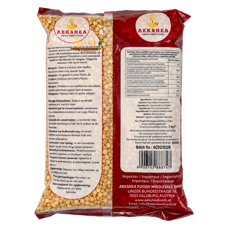 Aekshea - Chana Dal (2kg) 21.02.2028