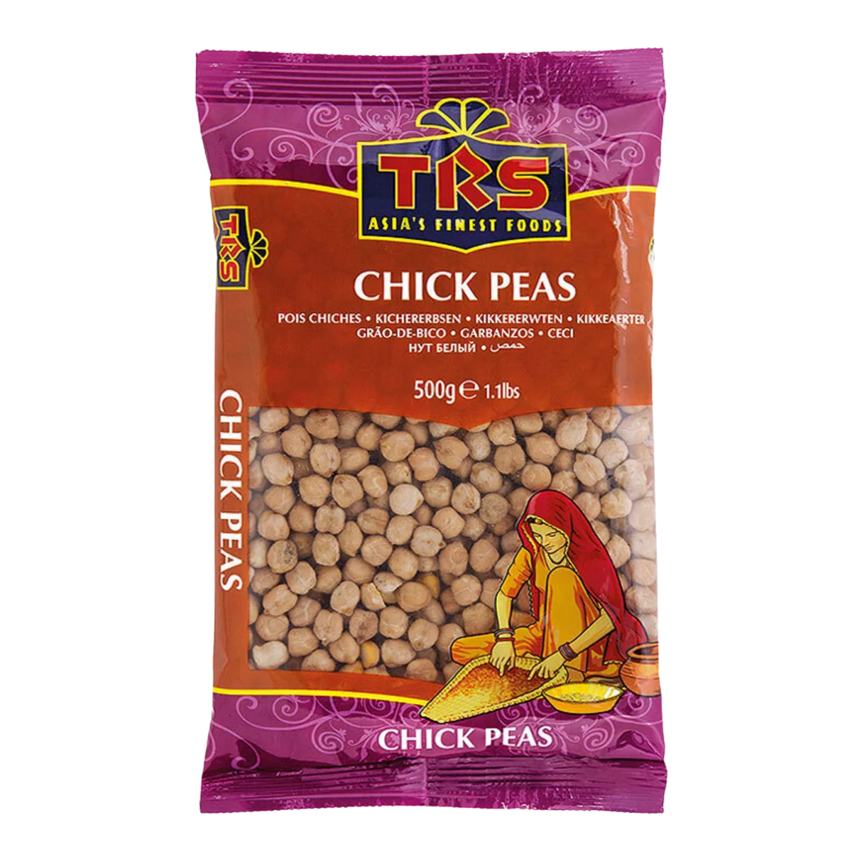 TRS – Weiße Kichererbsen / Kabuli Chana (500g)